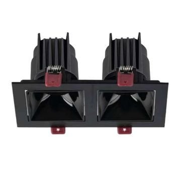 MOLLED MOL4158M 2x8 Watt Siyah Sıva Altı İkili LED Spot (SAMSUNG/OSRAM/PHILIPS LED & EAGLERISE/PHILIPS/LIFUD Driver)