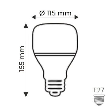 HELIOS HS 2030 40 Watt Torch LED Ampul