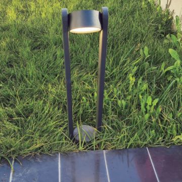 CreaLight CL-B-101 12 Watt 65 cm LED Bollard Armatür - Metal Gövde - SAMSUNG LED & MEAN WELL/EAGLERISE Driver - IP65 - Gün Işığı (3000K)