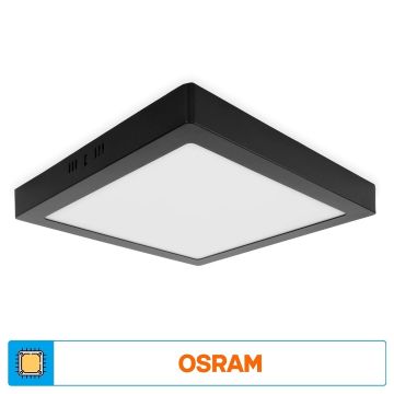 ACK AP04-03301 32 Watt Siyah Kasa Sıva Üstü 30x30 LED Panel - OSRAM LED - Gün Işığı (3000K)