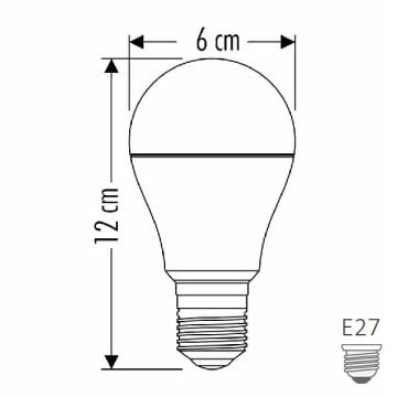 CATA CT-4058 3 Watt RGB LED Ampul