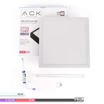 ACK AP04-03330 32 Watt Sıva Üstü 30x30 LED Panel - OSRAM LED - Beyaz Işık (6500K)