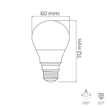 Panasonic 10.5 Watt A60 LED Ampul - Sarı Işık (2700K)