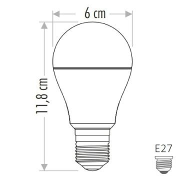 CATA CT-4278 15 Watt A60 Dimli LED Ampul