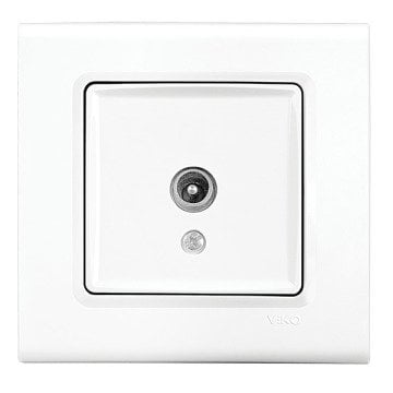 VİKO Linnera/Rollina 90440010 TV Prizi (Sonlu) [Beyaz]
