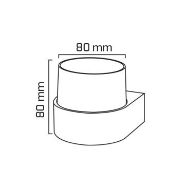 GOYA GY 6231 7 Watt Dış Mekan LED Aplik - Gün Işığı (3000K) - IP65