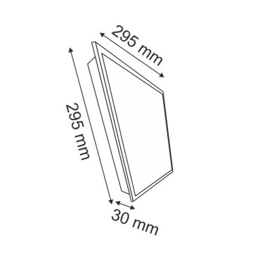 HELIOS HS 1042 20 Watt 30x30 Clip in Backlight LED Panel