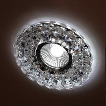 MOLLED MOL562 Yuvarlak LED Kristal Spot (Çerçeve Işıklı)