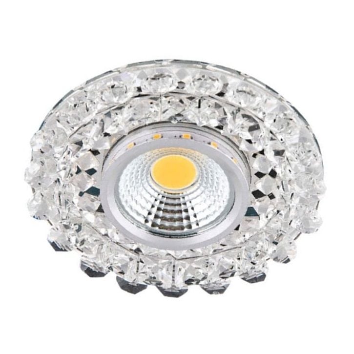 MOLLED MOL562 3+2 Watt Yuvarlak Kristal LED Spot (LED Çerçeve Işıklı)