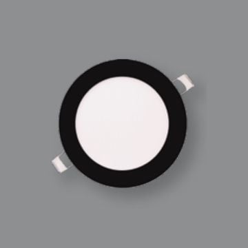 ERKled ERK3539S 9 Watt Siyah Sıva Altı Yuvarlak LED Panel
