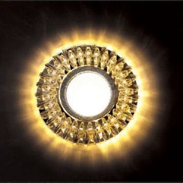MOLLED MOL507 Yuvarlak LED Kristal Spot (Çerçeve Işıklı)