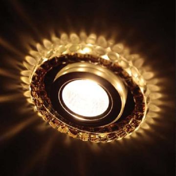 MOLLED MOL549 Yuvarlak LED Kristal Spot (Çerçeve Işıklı)