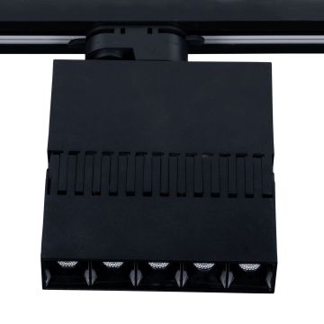goldX ZE169 Siyah/Beyaz Kasa 5x3 Watt LED Ray Spot (OSRAM LED & EAGLERISE Driver)