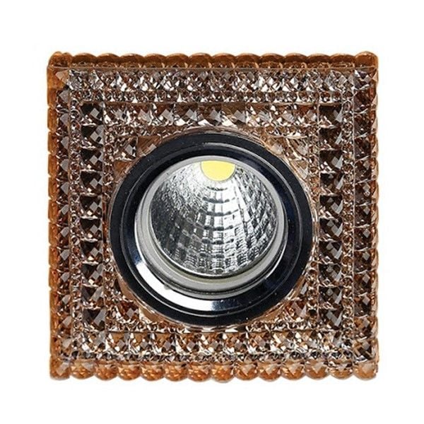 MOLLED MOL541 Bronz Kristal Kare LED Spot (Çerçeve Işıklı)
