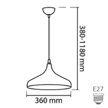 CreaLight YL-209-S Krom Retro Avize