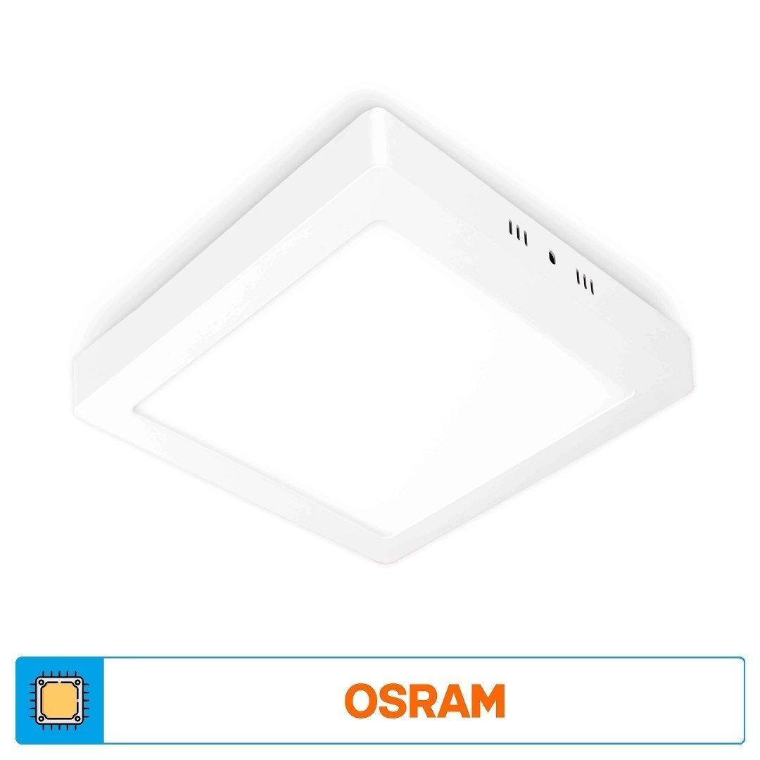 ACK AP04-01810 18 Watt Sıva Üstü Kare LED Panel - OSRAM LED - Ilık Beyaz (4000K)