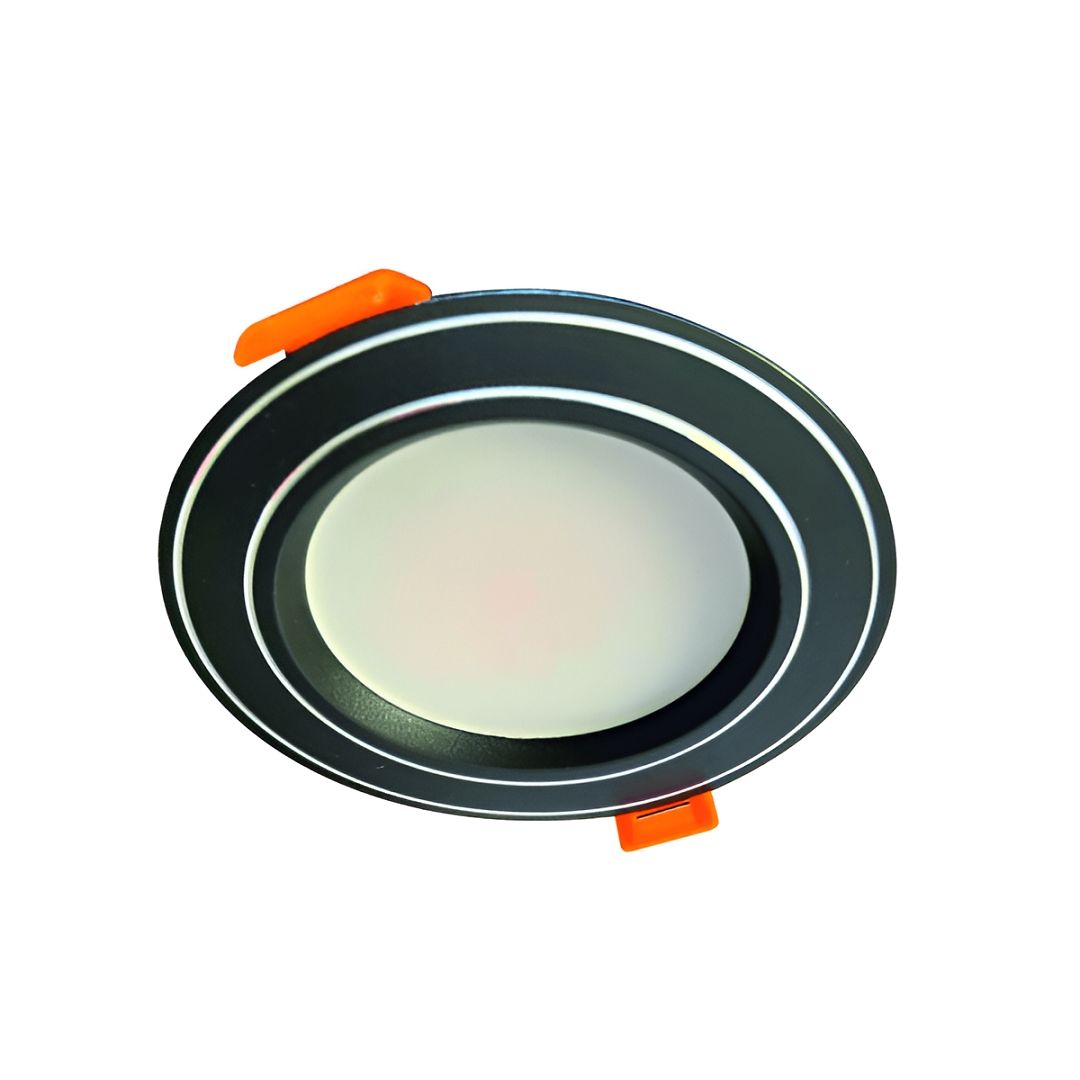 HELIOS HS 1224 5 Watt Siyah-Krom 3 Fonksiyonlu Downlight Armatür