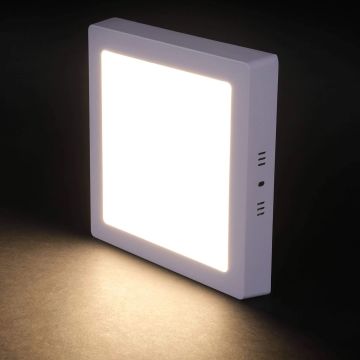 ACK AP04-01800 18 Watt Sıva Üstü Kare LED Panel - OSRAM LED - Gün Işığı (3000K)