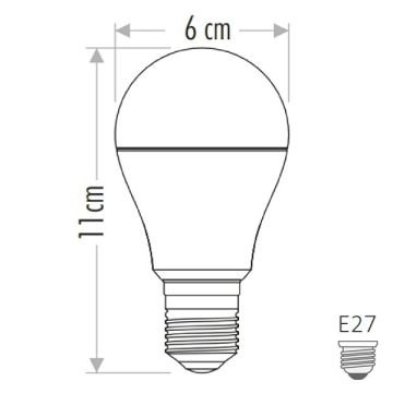 CATA CT-4276 6 Watt A60 Kırmızı LED Ampul