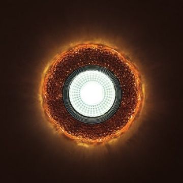 MOLLED MOL532 Bronz Yuvarlak LED Kristal Spot (Çerçeve Işıklı)