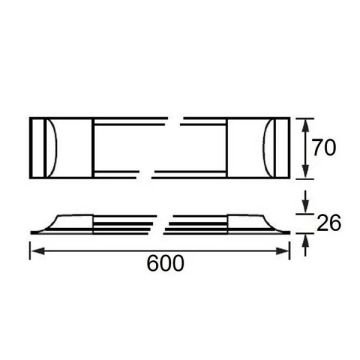 JUPITER JK120 36 Watt 120 cm SAMSUNG LED Bant Armatür - Metal Kasa