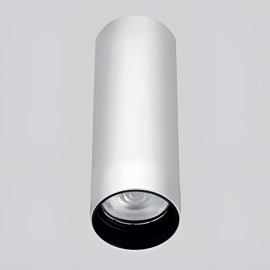 Braytron SBH04-10500 6x25 cm Beyaz Sıva Üstü Silindir Spot Kasası