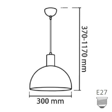 CreaLight YL-MR-306 Siyah-Gold Retro Avize