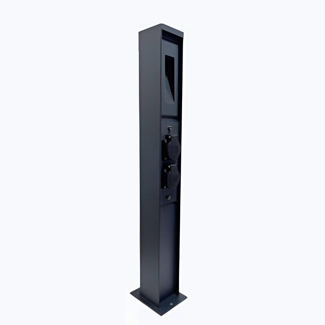 CreaLight CL-B-143 3 Watt 66 cm Kapaklı Topraklı Prizli LED Bollard Armatür - Metal Gövde - EAGLERISE Driver - IP54 - Gün Işığı (3000K)