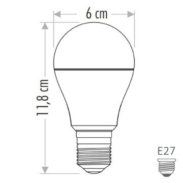 CATA CT-4266 12 Watt A60 LED Ampul
