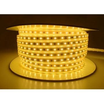 JUPITER LE211 A 220 Volt 6.5 Watt/Metre Amber Dış Mekan Şerit Led (50 Metre)