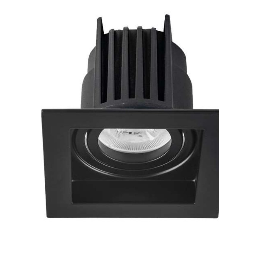 MOLLED MOL1681M 12 Watt Siyah Kasa Sıva Altı Kare LED Spot (SAMSUNG/OSRAM/PHILIPS LED & EAGLERISE/PHILIPS/LIFUD Driver)