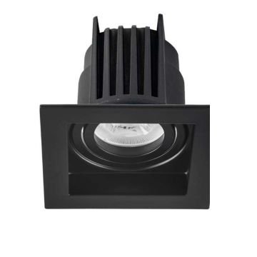 MOLLED MOL1681M 10 Watt Siyah Kasa Sıva Altı Kare LED Spot (SAMSUNG/OSRAM/PHILIPS LED & EAGLERISE/PHILIPS/LIFUD Driver)