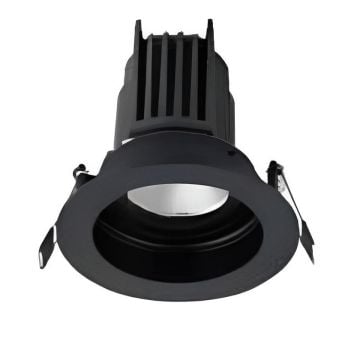 MOLLED MOL1680M 12 Watt Siyah Kasa Sıva Altı Yuvarlak LED Spot