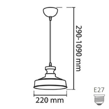 NOAS YL-182VINTAGE-S Eskitme Retro Avize