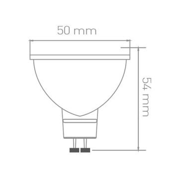 ACK AA25-01553 5 Watt GU10 Duylu Mercekli Dimli LED Ampul - SAMSUNG Ledli - Beyaz Işık (6500K)