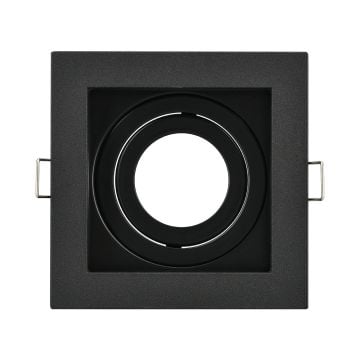 Braytron SBH03-05021 Sıva Altı Siyah Kare Spot Kasası (Metal)