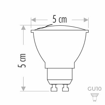 CATA CT-4215-R 7 Watt GU10 Duylu Mercekli LED Ampul - Yeşil