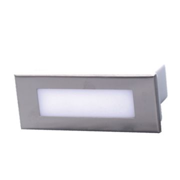 ERKled ERK5034 2 Watt Krom Sıva Altı Dikdörtgen LED Merdiven Armatürü