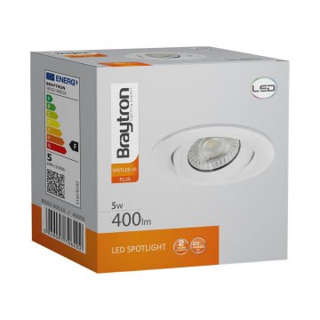 Braytron BD02-00500 5 Watt Sıva Altı Yuvarlak LED Spot - Gün Işığı (3000K)