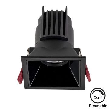 MOLLED MOL4150M 12 Watt Siyah Sıva Altı Kare LED Spot (SAMSUNG/OSRAM/PHILIPS LED & EAGLERISE/PHILIPS/LIFUD Driver)