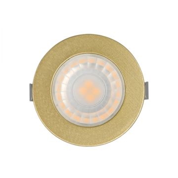 Braytron BH06-00236 Gold Kasa 3 Watt Kasa Sıva Altı Dış Mekan Mini LED Spot - Beyaz Işık (6500K)