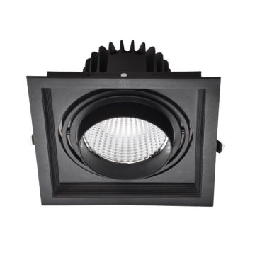 MOLLED MOL2081 Siyah/Beyaz Kasa 30 Watt LED Mağaza Spotu (SAMSUNG/OSRAM LED & EAGLERISE/PHILIPS/LIFUD Driver)