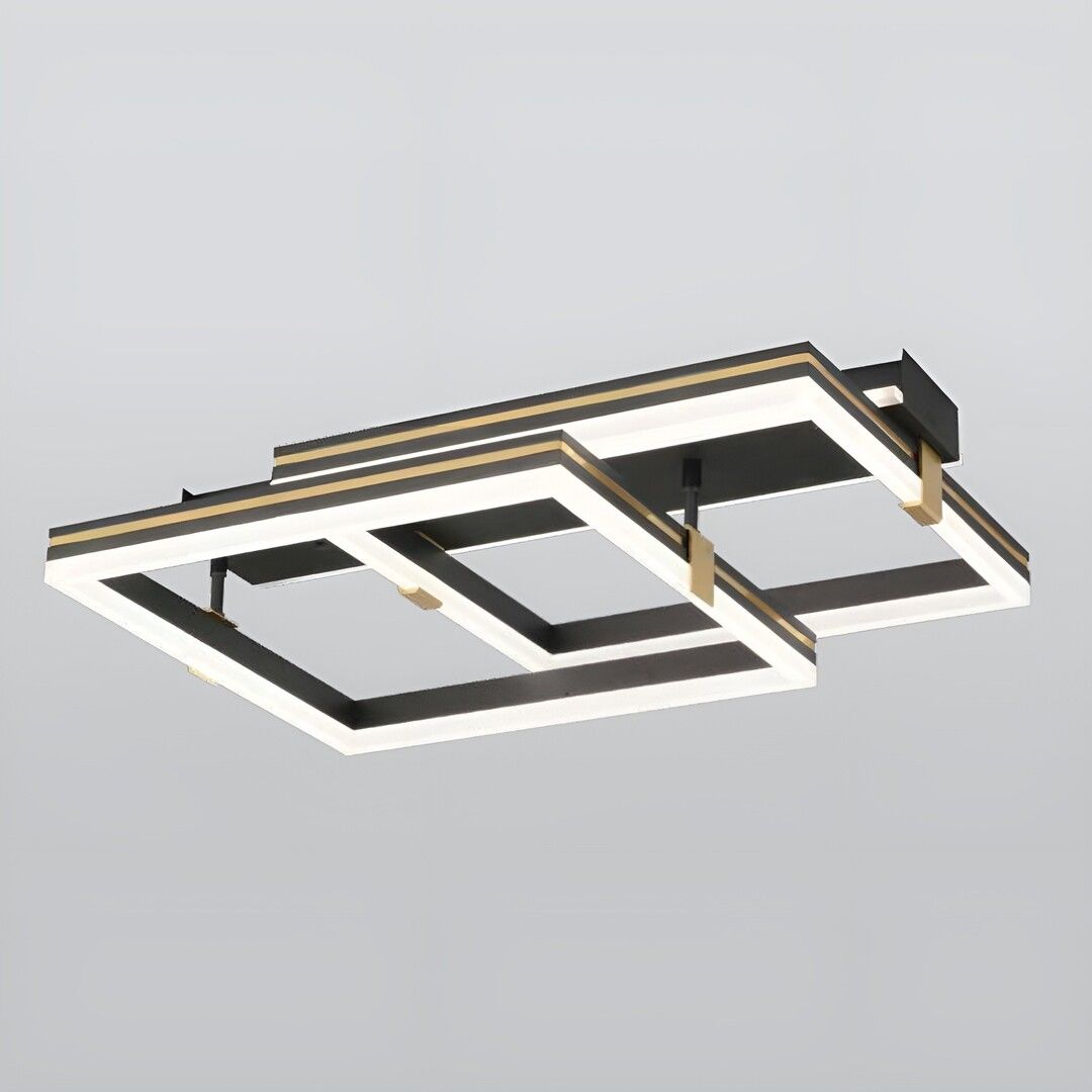 CL-740 172 Watt İkili Antrasit LED Avize - 3 Işık Renkli (Beyaz + Ilık Beyaz + Gün Işığı)