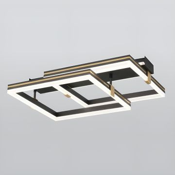 CL-740 172 Watt İkili Antrasit LED Avize - 3 Işık Renkli (Beyaz + Ilık Beyaz + Gün Işığı)