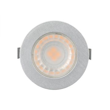 Braytron BH06-00203 Krom Kasa 3 Watt Sıva Altı Dış Mekan Mini LED Spot - Gün Işığı (3000K)