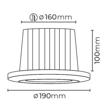 MOLLED MOL2085D Siyah/Beyaz Kasa 26 Watt LED Mağaza Spotu (SAMSUNG/OSRAM LED & EAGLERISE/PHILIPS/LIFUD Driver)
