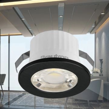 Braytron BH06-00231 Siyah Kasa 3 Watt Sıva Altı Dış Mekan Mini LED Spot - Beyaz Işık (6500K)