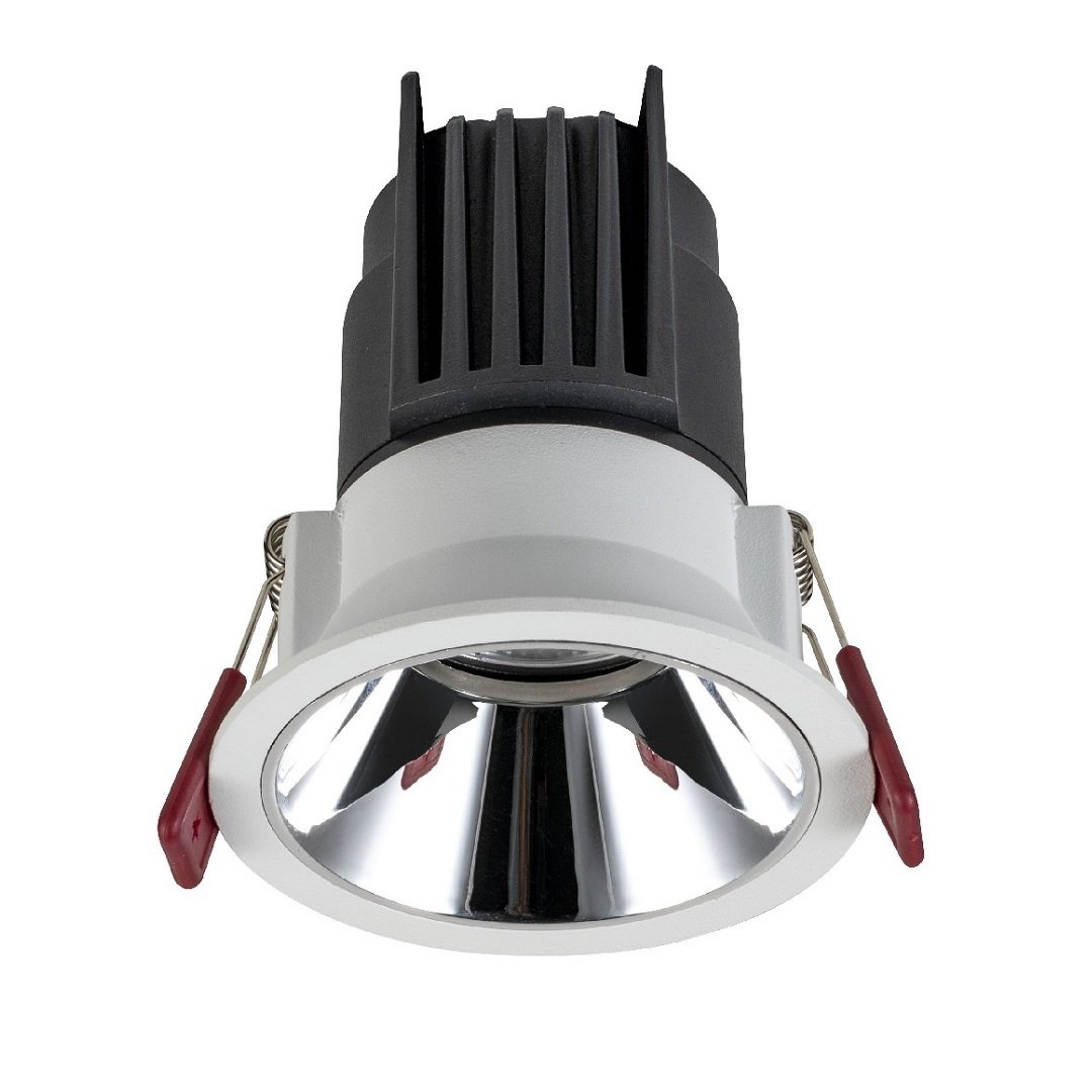 MOLLED MOL4140M 8 Watt Beyaz-Krom Sıva Altı Yuvarlak LED Spot (SAMSUNG/OSRAM/PHILIPS LED & EAGLERISE/PHILIPS/LIFUD Driver)