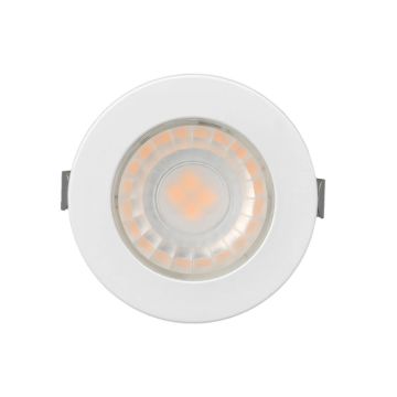 Braytron BH06-00200 Beyaz Kasa 3 Watt Sıva Altı Dış Mekan Mini LED Spot - Gün Işığı (3000K)