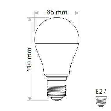 ERKled ERK2045 15 Watt LED Ampul